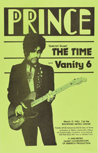 Lot #5360  Prince 1983 Concert Poster