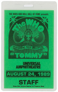 Lot #5262 The Who and Elton John Tommy Program - Image 3
