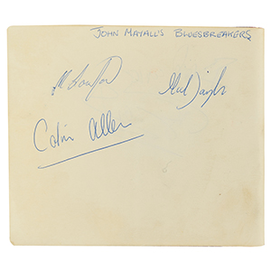 Lot #5111 Jimi Hendrix and Rolling Stones Signatures - Image 5
