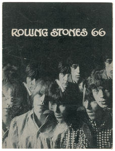 Lot #5131  Rolling Stones and Yardbirds 1966 British Tour Program