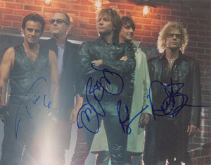 Lot #5462  Bon Jovi Signed Photograph - Image 1