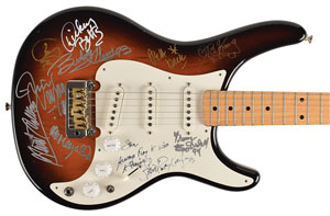 Lot #5187  Blues Legends Signed Guitar - Image 2