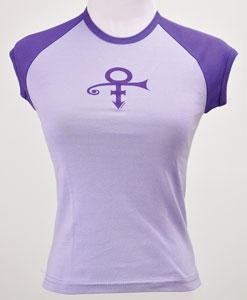 Lot #5400  Prince Pair of Purple 'Symbol' Shirts - Image 1