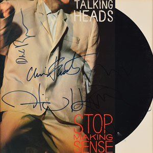 Lot #5457  Talking Heads Signed Album