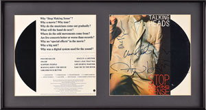 Lot #5457  Talking Heads Signed Album - Image 2