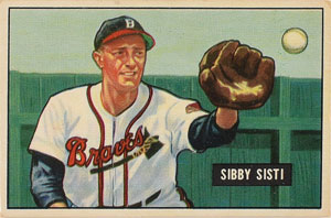 Lot #5289  Boston: Sib Hashian's Sibby Sisti Baseball Card - Image 1