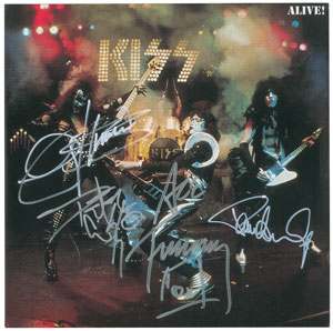 Lot #5314  KISS Signed Album