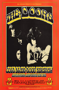 Lot #5139 The Doors 1970 Winterland Poster