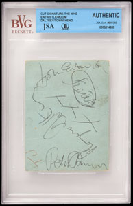 Lot #5261 The Who Signed Ticket