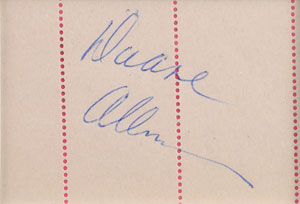 Lot #5299 Duane Allman Signature - Image 2