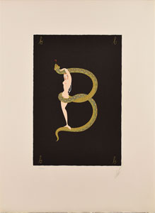 Lot #5268  Boston: Sib Hashian's 'The Alphabet Suite' by Erte - Image 6