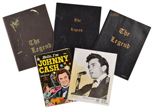 Lot #5179 Johnny Cash Books and Ephemera