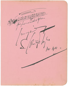 Lot #665  Composers and Musicians - Image 3