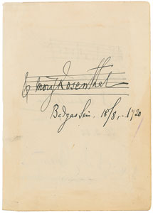 Lot #665  Composers and Musicians - Image 7