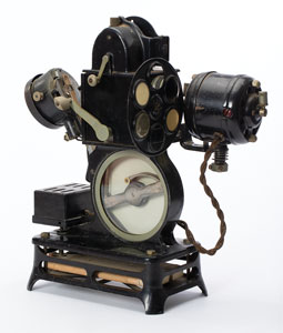 Lot #6176 Antique Pathex 9.5mm Movie Projector with Color Wheel - Image 1