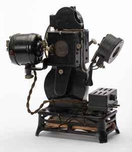 Lot #6176 Antique Pathex 9.5mm Movie Projector with Color Wheel - Image 2