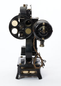 Lot #6176 Antique Pathex 9.5mm Movie Projector with Color Wheel - Image 3