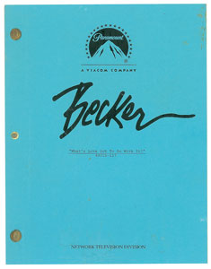 Lot #7440 Jorge Garcia's Script for Becker - Image 1