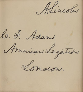 Lot #27 Abraham Lincoln - Image 2