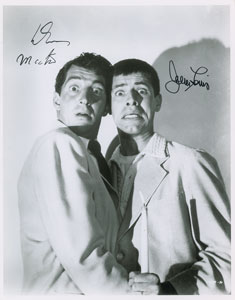 Lot #834 Dean Martin and Jerry Lewis