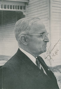 Lot #129 Harry S. Truman - Image 1