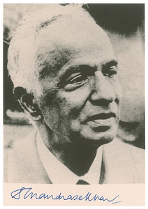 Lot #341 Subrahmanyan Chandrasekhar - Image 1