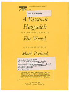 Lot #247 Elie Wiesel - Image 1