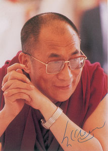 Lot #259  Dalai Lama