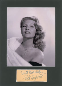 Lot #807 Rita Hayworth - Image 1