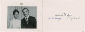 Lot #224  King Hussein and Queen Alia - Image 1