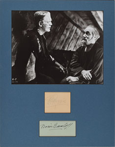Lot #722  Frankenstein: Boris Karloff and O. P. Heggie - Image 1