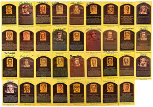 Lot #888  Baseball Hall of Famers - Image 1