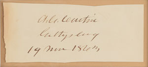 Lot #110 Abraham Lincoln: Andrew Curtin - Image 2