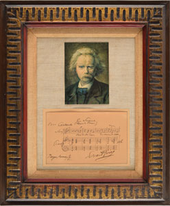 Lot #632 Edvard Grieg - Image 1