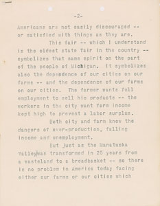 Lot #28 Creekmore Fath Archive of 1960 Presidential Campaign Materials - Image 4