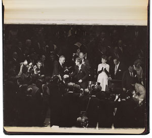 Lot #46 President John F. Kennedy NYC Madison Square Garden Birthday Salute Leather-bound Photo Book - Image 2