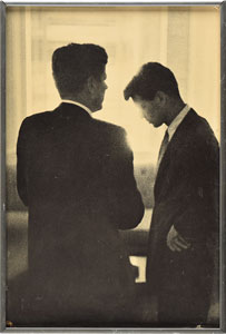 Lot #56 President John F. Kennedy and Attorney General Robert Kennedy Signed Pardon with Jacques Lowe Photograph - Image 2