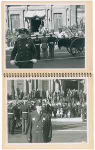 Lot #61 John F. Kennedy Funeral Album of (18) Signal Corps Photos + Large Hon. JFK Poster - Image 5