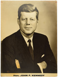 Lot #61 John F. Kennedy Funeral Album of (18) Signal Corps Photos + Large Hon. JFK Poster - Image 14