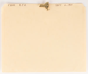 Lot #65 Robert F. Kennedy Typed Letter Signed to Dave Powers on Last Day as Attorney General - Image 2