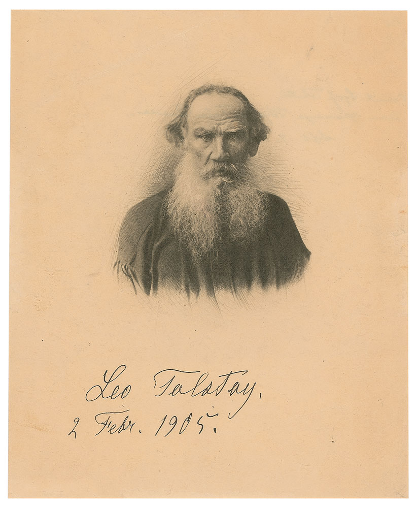 Lot #422 Leo Tolstoy