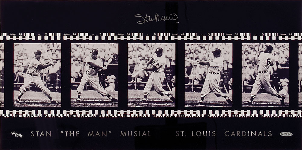 Sold at Auction: Stan Musial, Stan The Man Musial Signed St. Louis