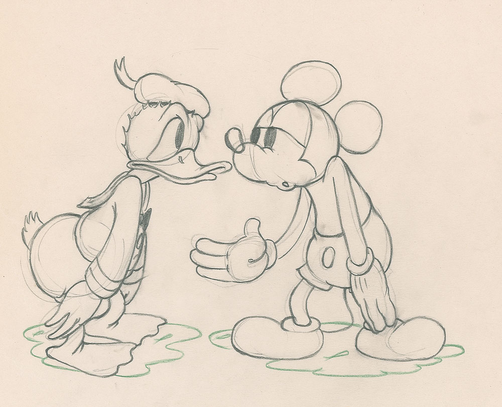Donald Duck Production Drawing - ID: aprdonald5577 | Van Eaton Galleries