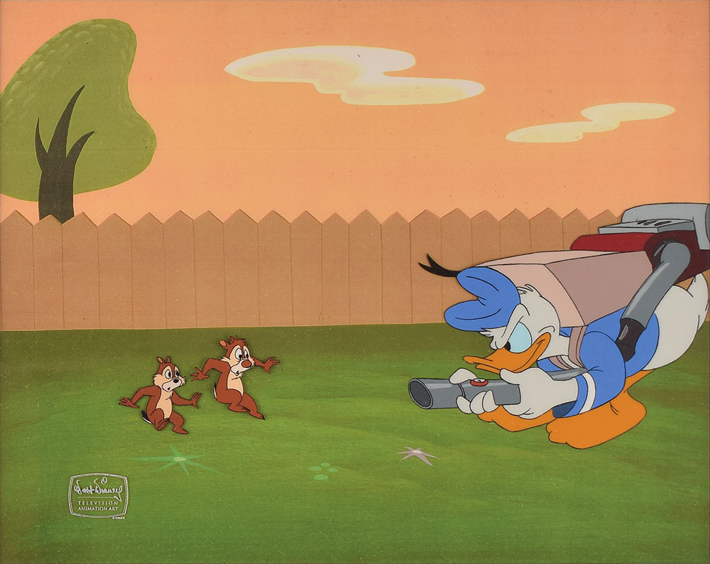 Donald Duck production cel from Disney's Mickey Mouse Works | RR