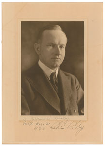 Lot #71 Calvin Coolidge
