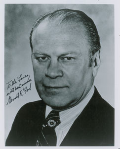 Lot #84 Gerald Ford - Image 1