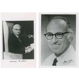Lot #255 Jonas Salk and Albert Sabin