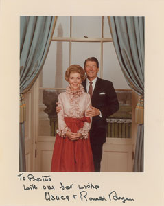 Lot #115 Ronald and Nancy Reagan