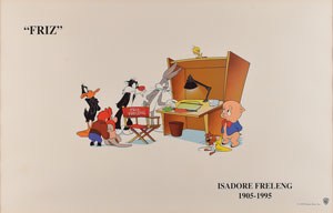 Lot #963  Looney Tunes Commemorative Print - Image 1