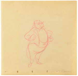 Lot #465 The Ringmaster production drawing from Dumbo - Image 1